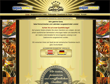 Tablet Screenshot of gastro-gold-europa.com